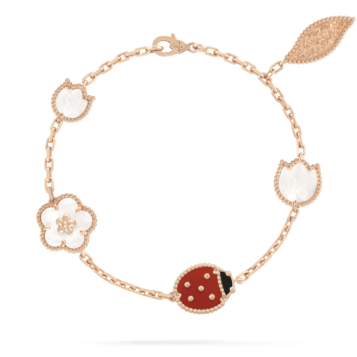 [Cyra]  LUCKY SPRING 5 MOTIF BRACELET