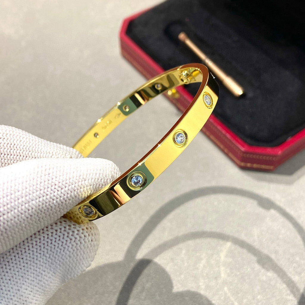 [Cyra] LOVE ARMBAND 6,1 MM 10 DIAMANTEN