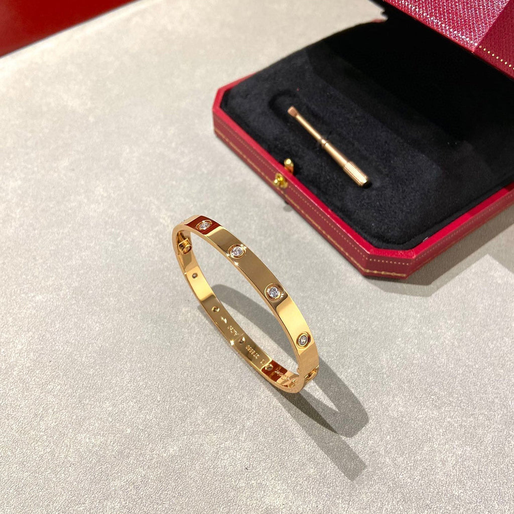 [Cyra] LOVE ARMBAND 6,1 MM 10 DIAMANTEN