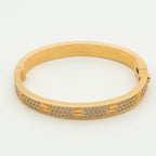 [Cyra]  LOVE BRACELET 6.1MM DIAMOND-PAVED