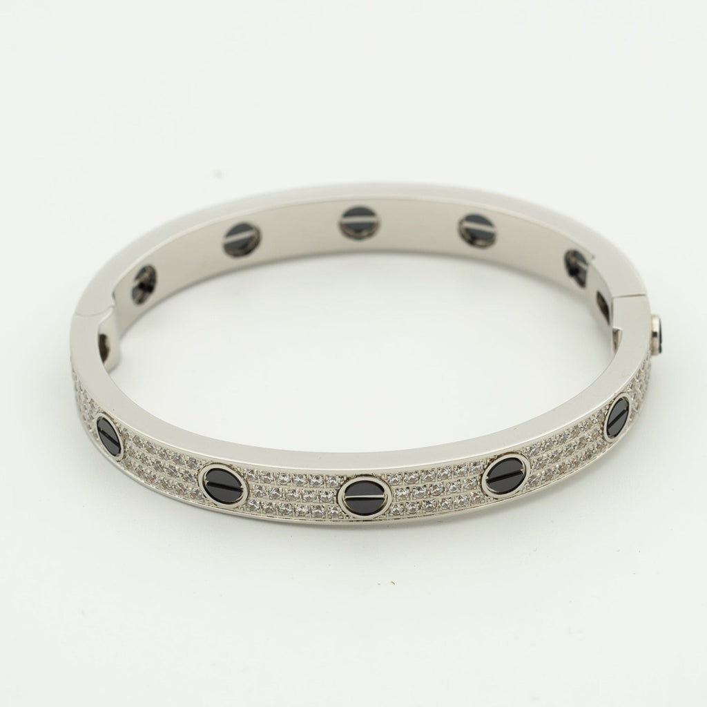 [Cyra] LOVE ARMBAND 6,1 MM DIAMANTBESETZTE KERAMIK
