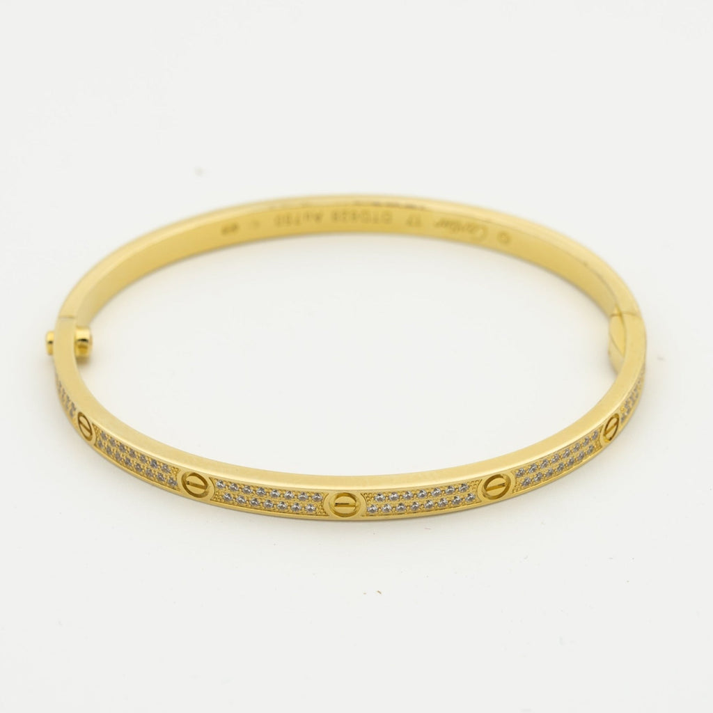 [Cyra]  LOVE ARMBAND 3,65 MM MIT DIAMANTBESATZ