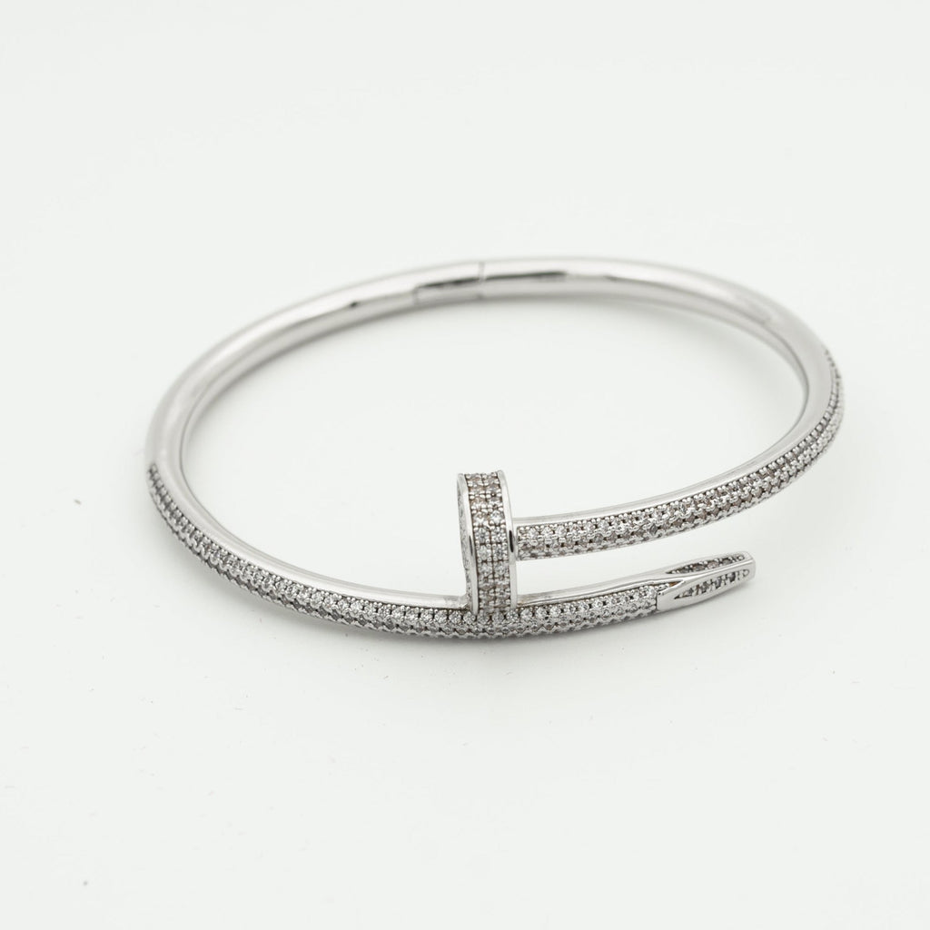 [Cyra] JUSTE UN CLOU ARMBAND 3,5 MM VOLL BESETZT MIT DIAMANTEN