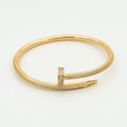 [Cyra] JUSTE UN CLOU ARMBAND 3,5 MM VOLL BESETZT MIT DIAMANTEN