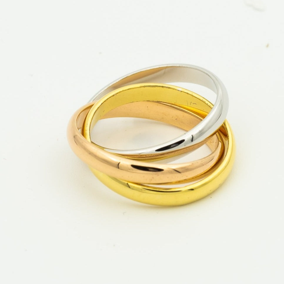 [Cyra] TRINITY RING GOLD ROSÉGOLD SILBER