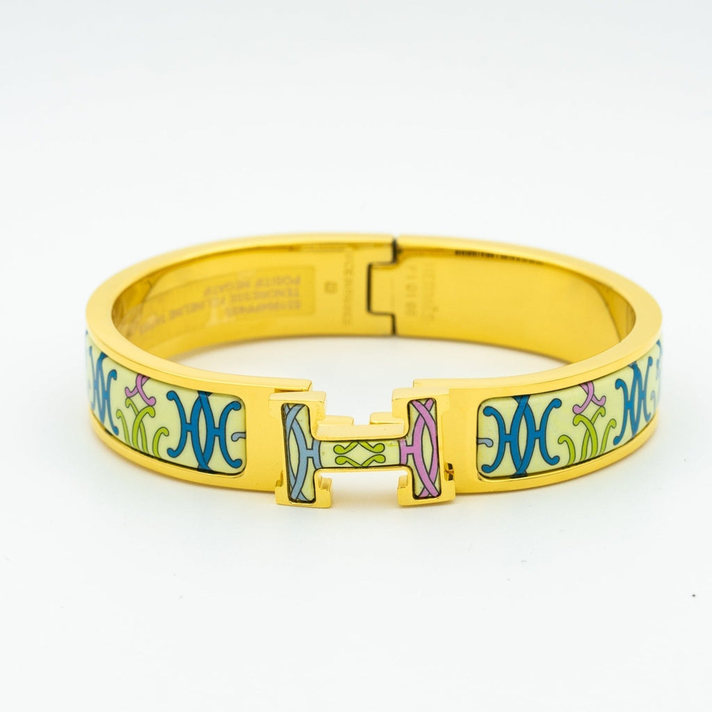 [Cyra]  H BRACELET BEIGE MULTICOLOR