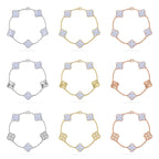 [Cyra] Neue CLOVER 5 MOTIV ARMBANDKOLLEKTION AUS LILAM CHALCEDON