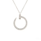 [Cyra] JUSTE HALSKETTE SILBER DIAMANTEN