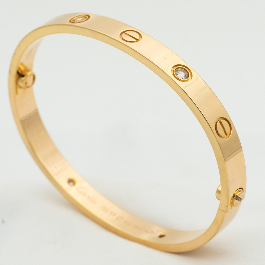 [Cyra] LOVE ARMBAND 6,1MM 4 DIAMANTEN
