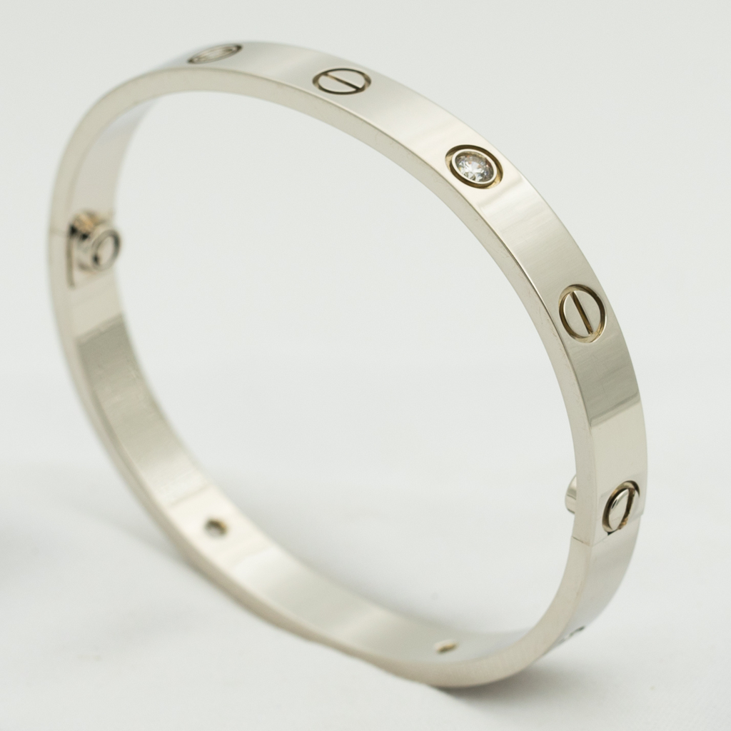 [Cyra] LOVE ARMBAND 6,1MM 4 DIAMANTEN