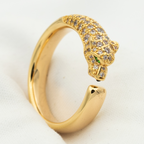 [Cyra]  PANTHÈRE RING DIAMANT 7,3MM