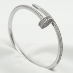 [Cyra] JUSTE UN CLOU ARMBAND 3,5 MM VOLL BESETZT MIT DIAMANTEN