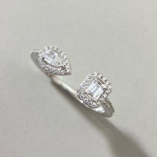 [Cyra] MY TWIN TOI & MOI SILBER DIAMANTRING