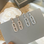 [Cyra] DORMEUSES MOVE UNO DIAMOND EARRINGS