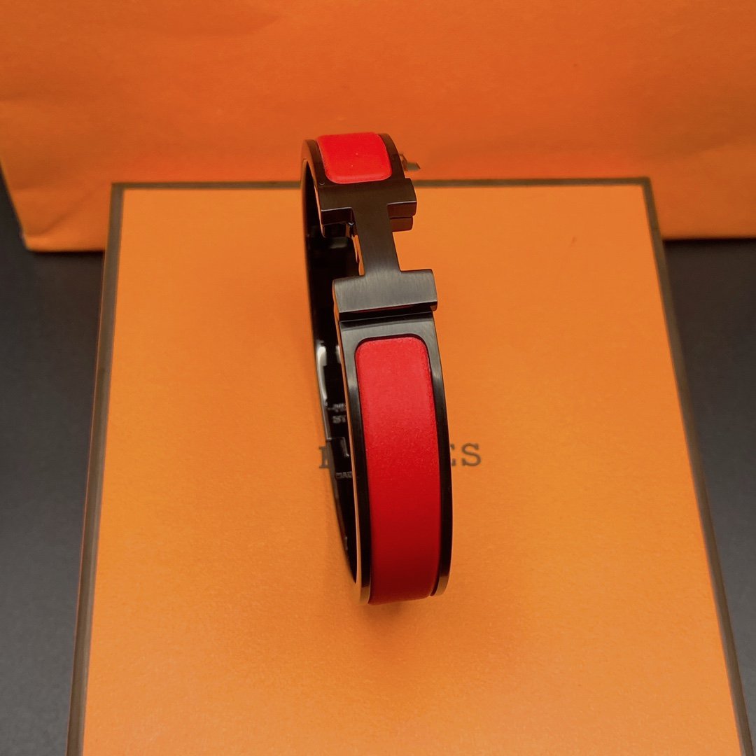 [Cyra]  CLIC HM SO BLACK RED BRACELET