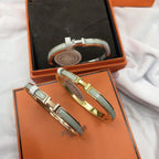 [Cyra]  クラシック HM クリック グリーン 8MM エナメルブレスレット