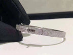 [Cyra]  HM KELLY BRACELET IN SILVER AND FULL PAVE DIAMOND