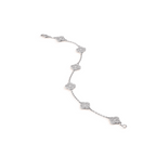 [Cyra] CLOVER 6 MOTIV ARMBAND SILBER DIAMANT