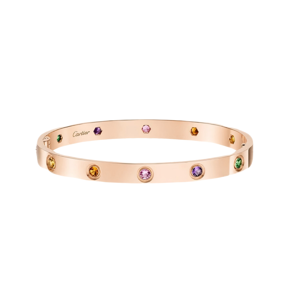[Cyra]  2026 RAINBOW LOVE BRACELET 6.1MM  10 DIAMONDS