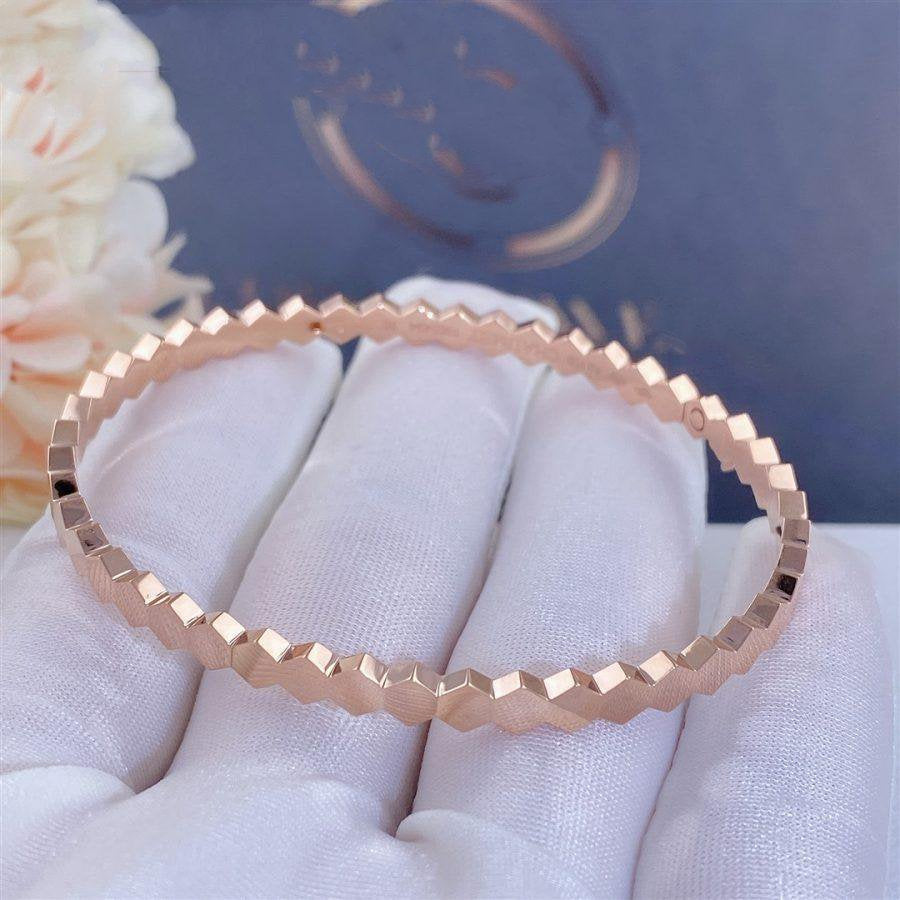 [Cyra]  BEE LOVE PINK GOLD BRACELET