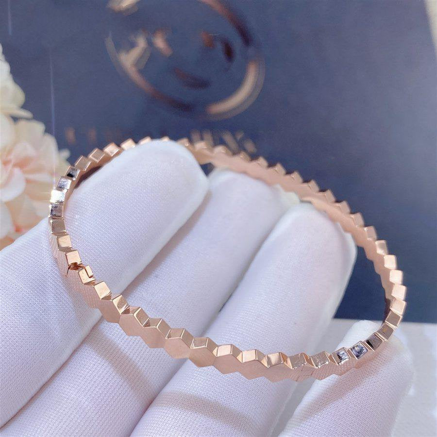 [Cyra]  BEE LOVE PINK GOLD BRACELET