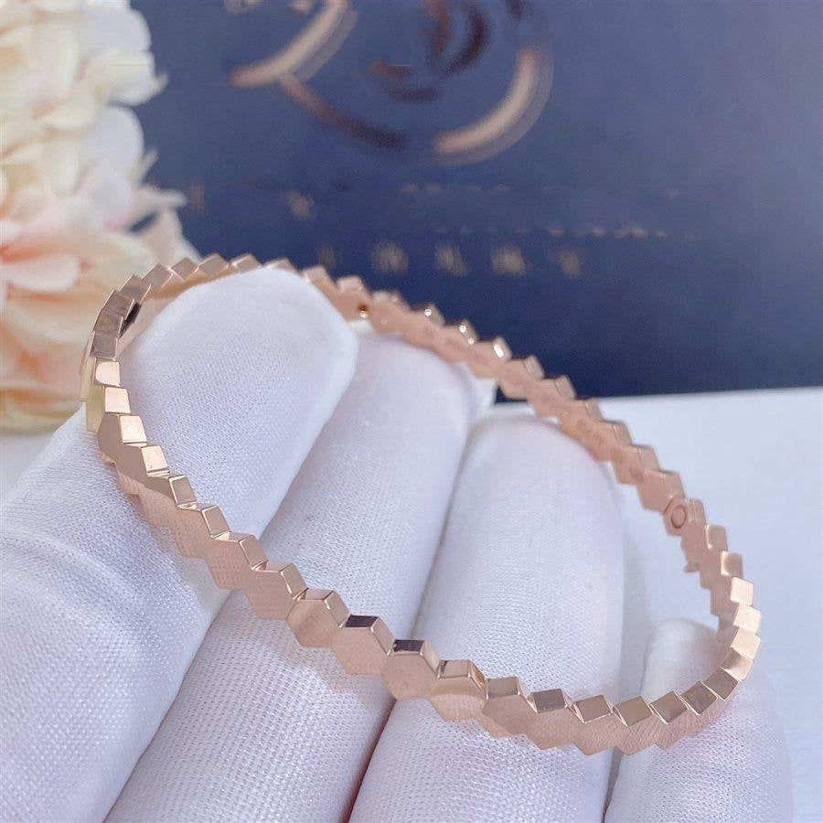 [Cyra]  BEE LOVE PINK GOLD BRACELET