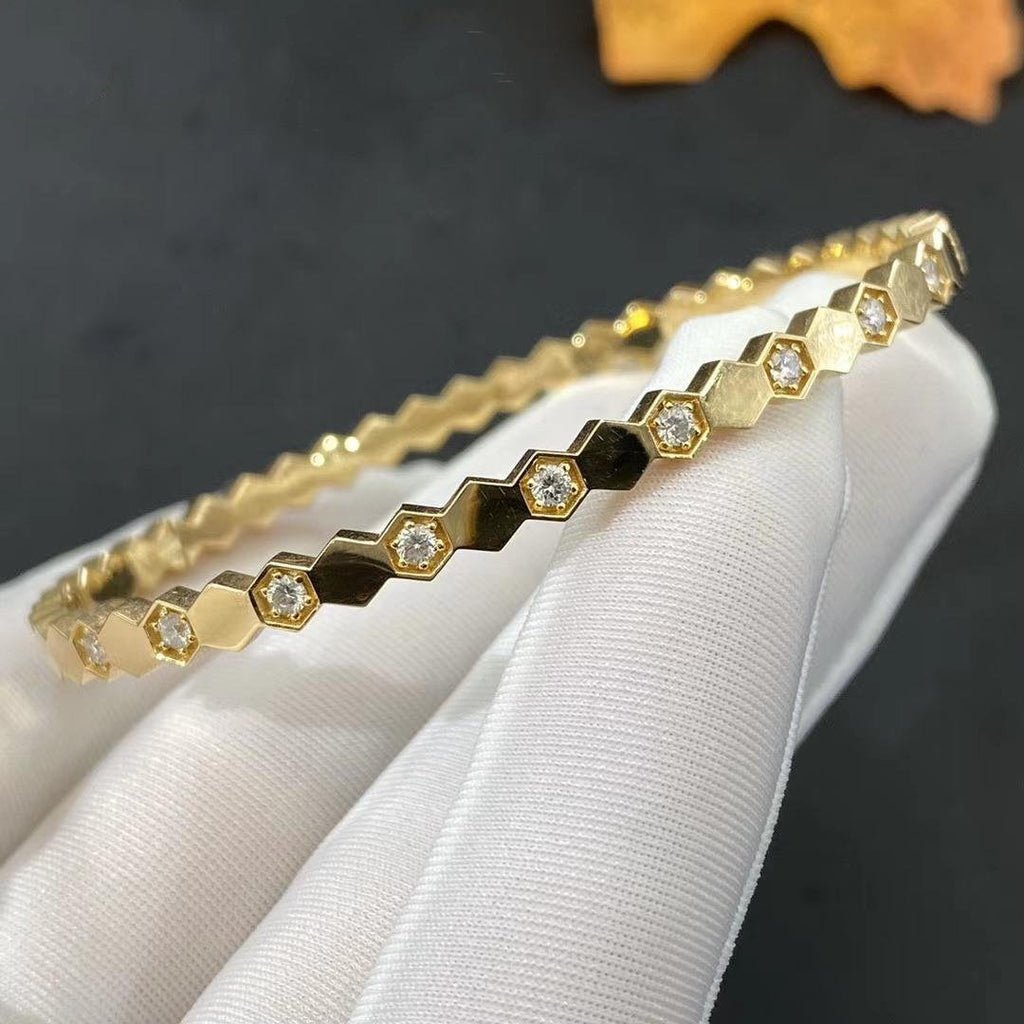 [Cyra] BEE LOVE GOLD-DIAMANT-ARMBAND