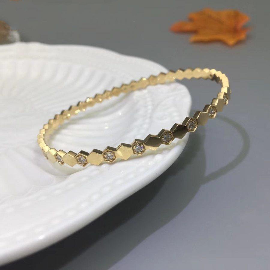 [Cyra] BEE LOVE GOLD-DIAMANT-ARMBAND