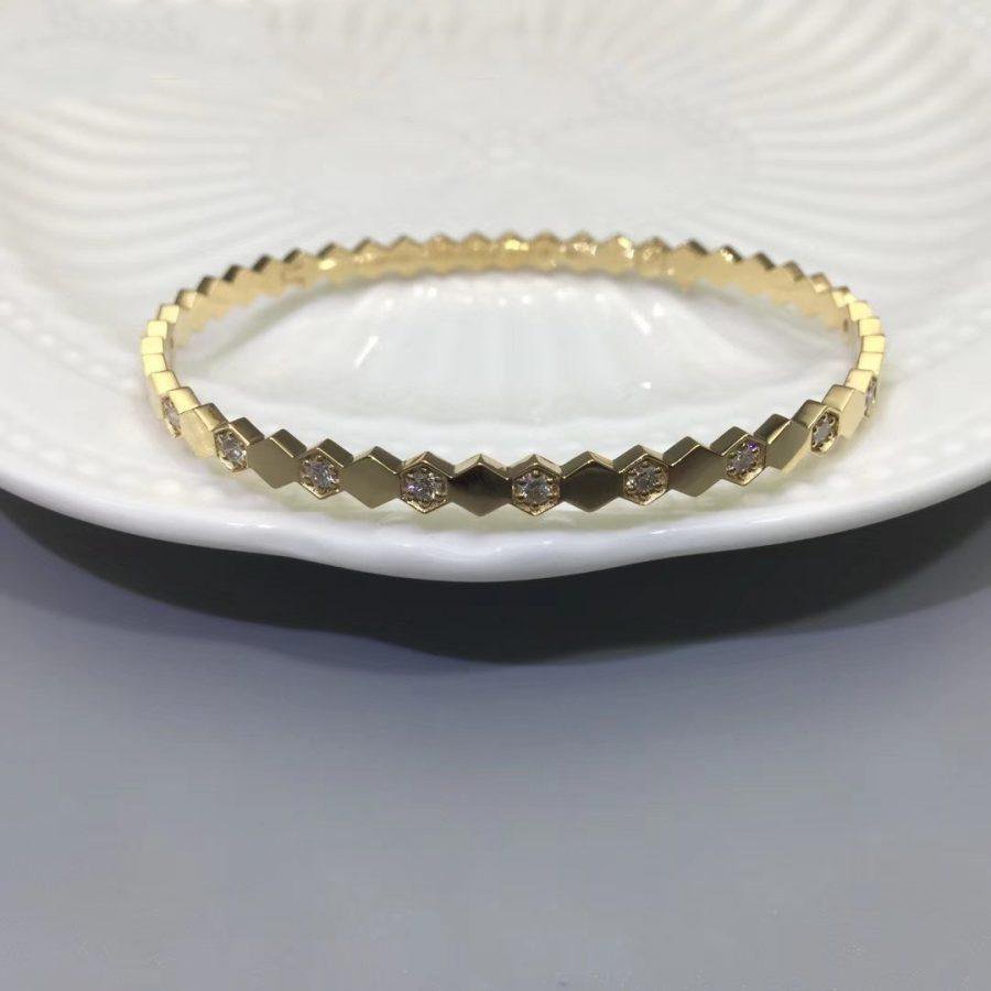 [Cyra] BEE LOVE GOLD-DIAMANT-ARMBAND