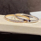 [Cyra]  BEE LOVE GOLD BRACELET FULL DIAMOND