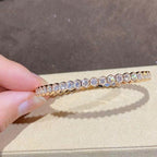 [Cyra]  BEE LOVE GOLD BRACELET FULL DIAMOND
