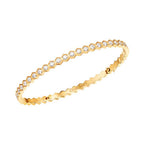 [Cyra]  BEE LOVE GOLD BRACELET FULL DIAMOND