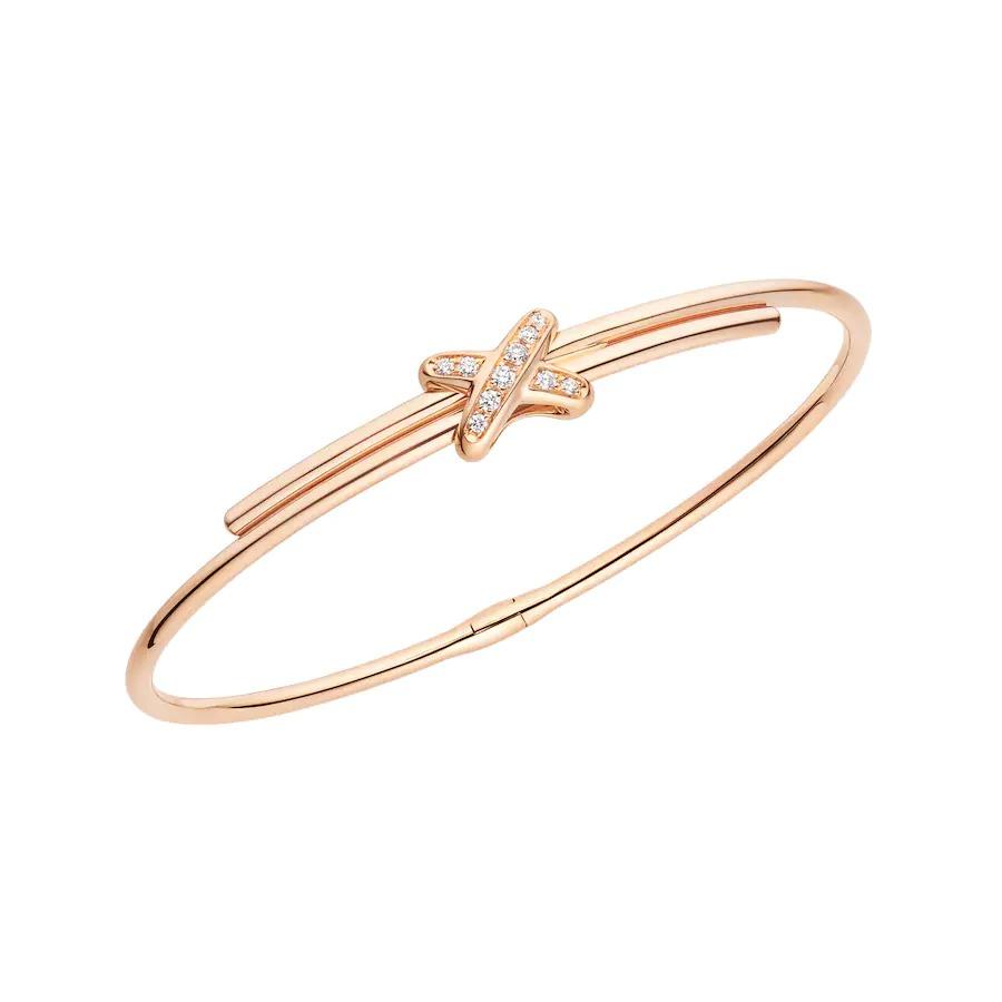 [Cyra]  JEUX DE BRACELET PINK GOLD DIAMONDS