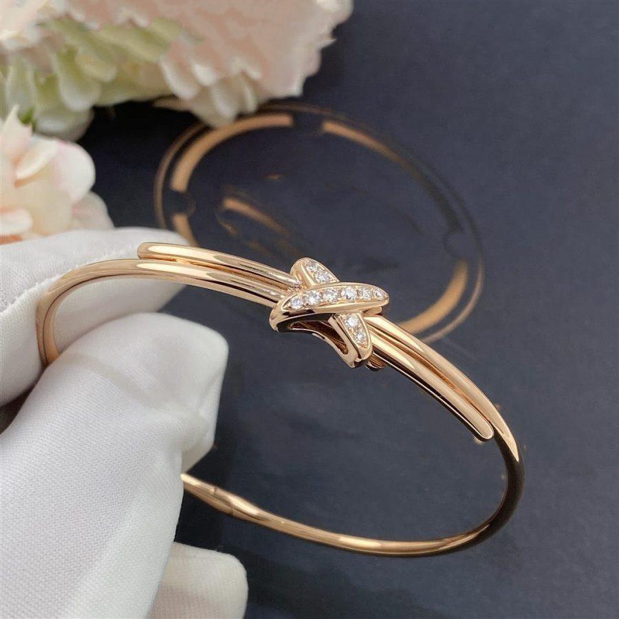 [Cyra]  JEUX DE BRACELET PINK GOLD DIAMONDS