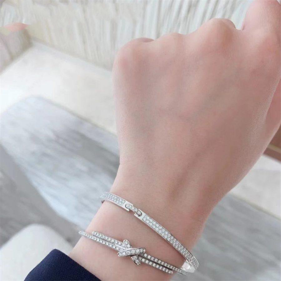 [Cyra] ARMBAND-SET DIAMONDS SILBER