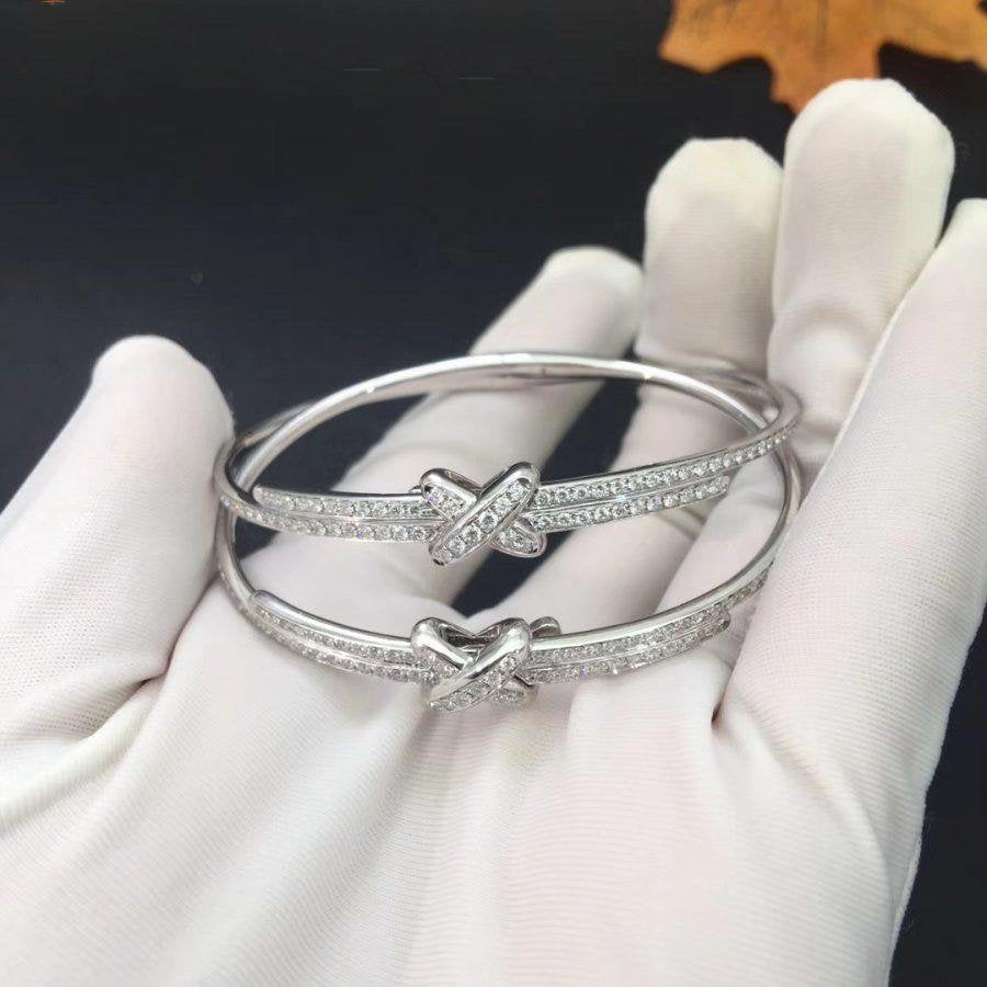 [Cyra] ARMBAND-SET DIAMONDS SILBER