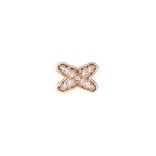 [Cyra] PINK GOLD DIAMOND EARRINGS SET
