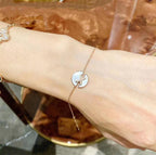 [Cyra]  ARMBAND JEUX MOP ROSÉGOLD DIAMANTEN