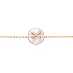 [Cyra]  ARMBAND JEUX MOP ROSÉGOLD DIAMANTEN