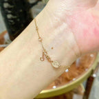 [Cyra]  ARMBAND JEUX MOP ROSÉGOLD DIAMANTEN