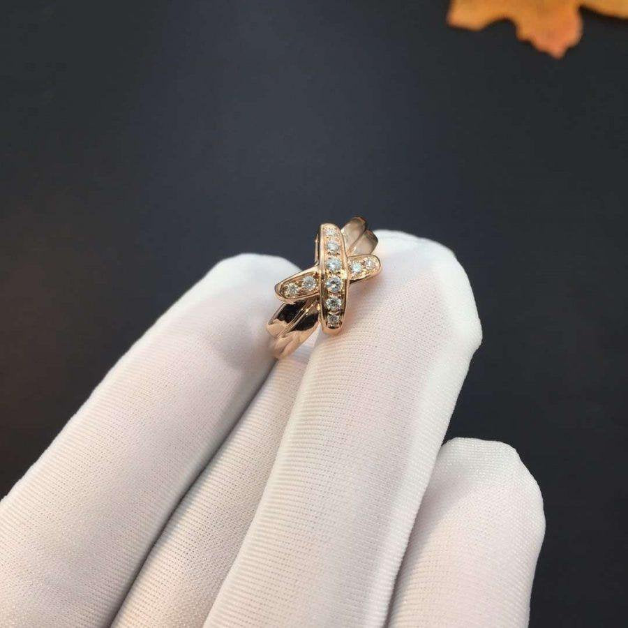 [Cyra]  JEUX DE PINK GOLD DIAMOND RING