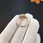 [Cyra]  JEUX DE PINK GOLD DIAMOND RING