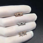 [Cyra]  JEUX DE DIAMOND EARRINGS