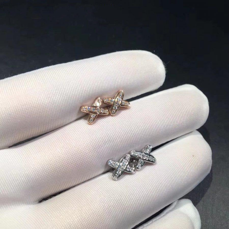 [Cyra]  JEUX DE DIAMOND EARRINGS