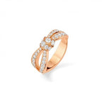 [Cyra]  LIENS PINK GOLD DIAMOND RING