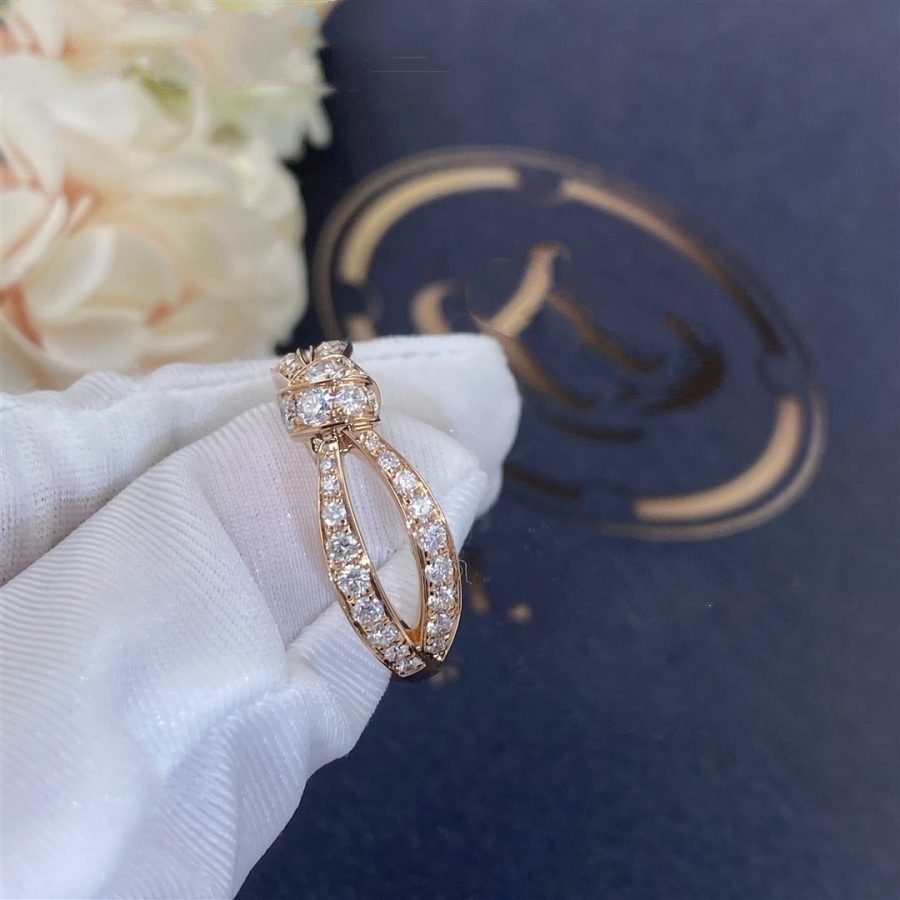 [Cyra]  LIENS PINK GOLD DIAMOND RING