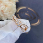 [Cyra]  LIENS PINK GOLD DIAMOND RING