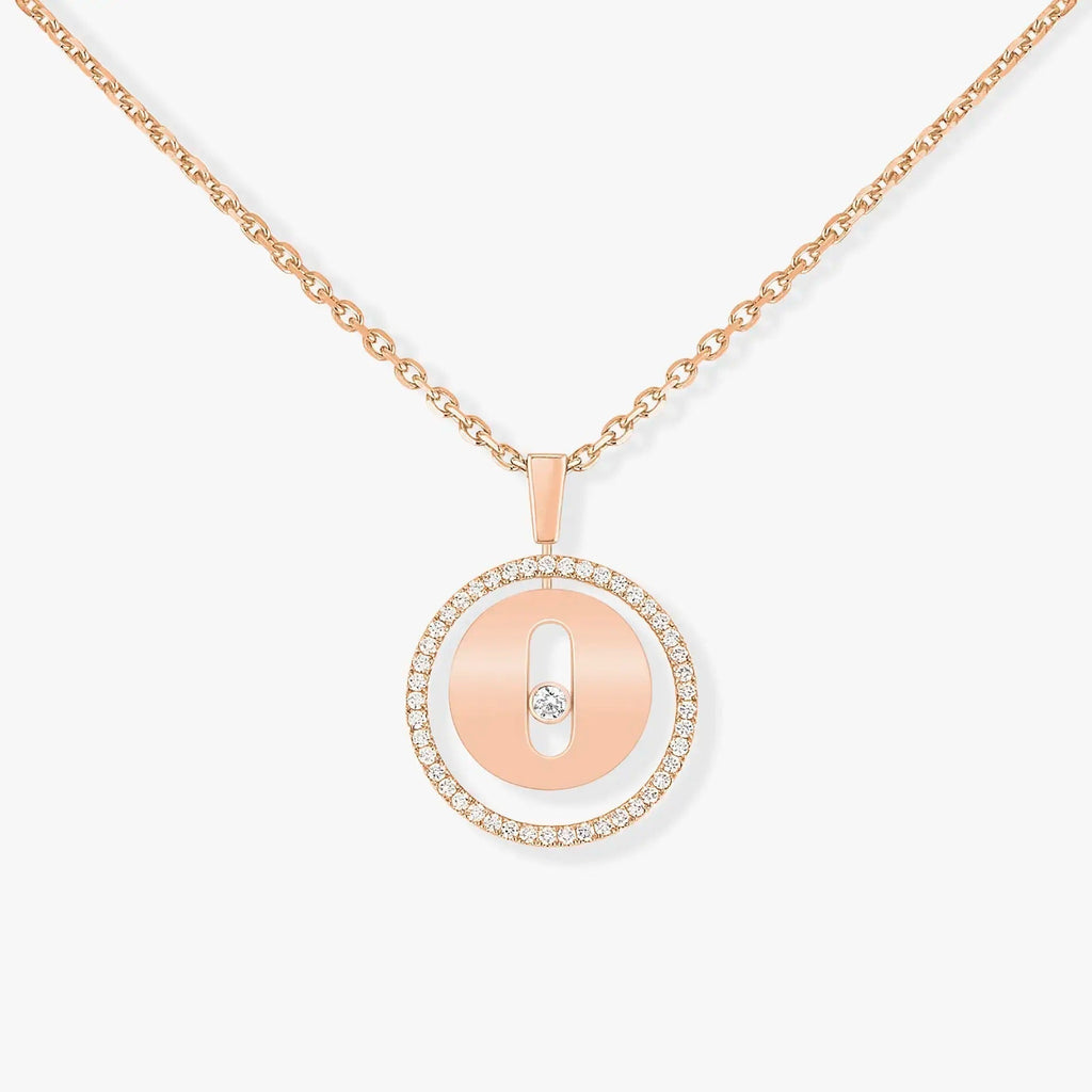 [Cyra]   MOVE PM NECKLACE PINK GOLD DIAMOND