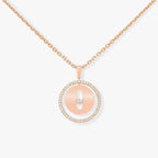 [Cyra]   MOVE PM NECKLACE PINK GOLD DIAMOND