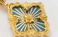 [Cyra]  B.C.L SMALL SIZE ENAMEL NECKLACE£¨Various colors)